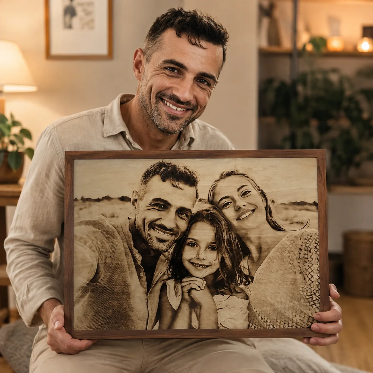 Prezent dla przyjaciela na urodziny — portret ze wspólnego zdjęcia