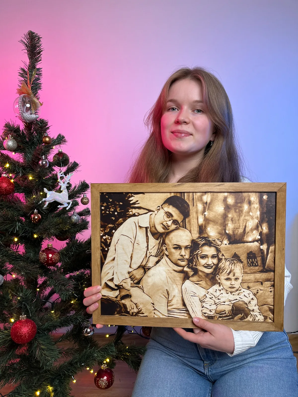 Prezent na Nowy Rok ze zdjęcia — jak wybrać portret?
